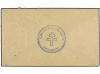 ✉ ZANZIBAR. 1942 (Feb 2). Cover with blue cachets on front a