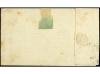 ✉ ESPAÑA. Ed. 64. 1864. 4 cuartos rojo. Mat. fechador BARCEL
