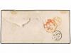 ✉ INDIA INGLESA. Sg. 51,62,69. 1867 (July 1). Cover to NEATH