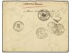 ¿ EGIPTO. Ce. T25. 1895. Cover sent stampless to ALEXANDRIA