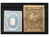 (*) ESPAÑA: FRANQUICIAS POSTALES. Ed. 1 y 7. 1869/81. Sin va