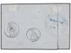✉ FRANCIA. Ed. 48. 1871. CONDOM a MARCIAC. 40 cts. amarillo 