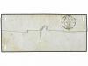 ✉ FRANCIA. Yv. 2. 1853. PARÍS correo interior. 15 cts. verde
