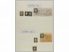 ° ✉ Δ ESPAÑA. Ed. 1 y 1A. 6 cuartos negro. Estudio en página