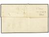 ✉ ESPAÑA. Ed. 1. 1850. VILLAREJO a MADRID. 6 cuartos negro. 