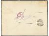 ✉ CHILE. Sc. 28, 31. 1898. SANTIAGO a NEW YORK. 5 cts. azul 