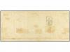 ✉ PORTUGAL. 1853. MONTEMOR a PORTO. 50 reis azul verdoso y 1