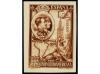 (*) ESPAÑA. Ed. 581s. 10 pts. castaño IMPRESIÓN EN ANVERSO y