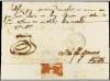 ✉ CUBA. 1843. NUEVA FILIPINA a HABANA. Marca PINAL/DEL RIO e