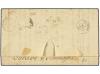 ✉ ESPAÑA. Ed. 100 (4). 1866. CÁDIZ a PHILADELPHIA (Usa). 200