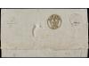 ✉ ESPAÑA. Ed. 126 (2). 1872. SANTANDER a BUENOS AIRES. 50 ct