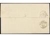 ✉ ESPAÑA. Ed. 100 (2). 1869. SEVILLA a BUENOS AIRES. 200 mil
