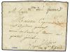 ✉ FRANCIA. (1795 ca.). Envuelta sin texto dirigida al Quarti