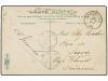 ✉ BELGICA. 1908. GOSSELIES to SUVA (Fiji Islands). Postcard 