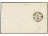 ✉ BELGICA. 1867. BRUXELLES to SEVILLA (Spain). Envelope fran