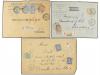 ✉ BELGICA. 1897-1909. SIXTEEN registered covers sent inside 