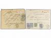 ¿ BELGICA. 1893-1905. NINE registered covers to FRANCE. Dive