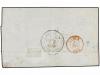 ¿ BELGICA. 1856. BRUXELLES to NAMUR. Folded letter franked w