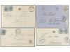 ¿ BELGICA. 1866-69. SEVEN covers to GERMANY with 10 + 10 cts