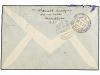 ✉ ETIOPIA. 1938. ADDIS ABEBA a SUIZA. 50 cts. (2), 75 cts. y