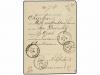 ✉ BELGICA. 1873. MOLEMBEEK to ANVERS. 5 cts. lilac Postal St