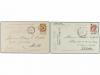 ✉ BELGICA. 1898-1910. FIVE cards to MALTA. 