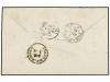 ¿ BELGICA. 1864. CHARLEROI to MAUBEUGE (France). Envelope fr