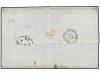✉ BELGICA. 1864. ANVERS to LEITH (Great Britain). Folded let