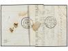 ✉ BELGICA. 1855. CHARLEROI to SAINT QUENTIN (France). Entire