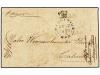 ✉ MAURICIO. 1856. MAURITIUS to CALCUTTA. Envelope with conte