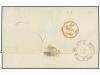 ✉ MAURICIO. 1848. MAURITIUS to LONDON. Folded letter SHIP-LE