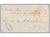 ✉ MAURICIO. 1856. MAURITIUS to LONDON. Folded letter endorse