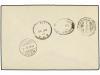 ✉ TANGANIKA. Sg. 55. 1919. MOSHI to SWITZERLAND. 1 rupee G.E