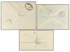 ✉ MARRUECOS INGLES. 1937-38. Three registered covers. 