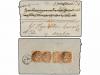 ✉ MAURICIO. 1875. MAURITIUS to BOMBAY. Envelope franked with