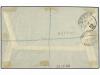 ✉ GAMBIA. 1909. GAMBIA to GERMANY. 2 sh. blue and purple, re