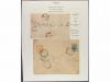 ✉ IRAN. 1921-22. Fourteen covers with diverse frankings all 