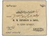 ✉ IRAN. 1922. MECHED to CALCUTTA (India). 1 ch. (2) and thre