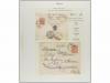 ✉ IRAN. 1897-1900. Three postal stationary envelope of 10 ch