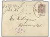 ✉ IRAN. 1906. TEHERAN to KERMANCHAN. 1 kr. violet postal sta