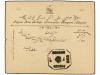 ✉ IRAN. 1919. TAURIS to KAZVIN.1 ch. and Provisional 5 ch. r