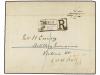 ✉ IRAN. 1919. TAURIS to LONDON. 9 ch. and Provisoire 6 ch. o