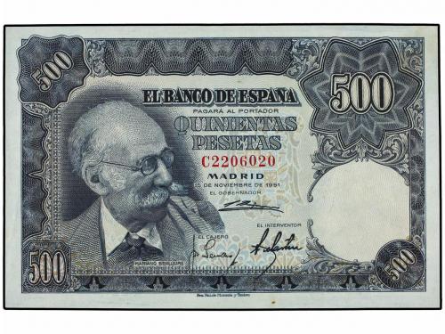ESTADO ESPAÑOL. Lote 2 billetes 500 Pesetas. 15 Noviembre 19