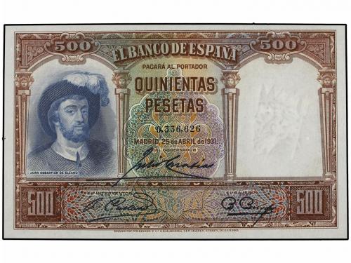 GUERRA CIVIL, ZONA REPUBLICANA. Lote de 3 billetes de 500 Pe