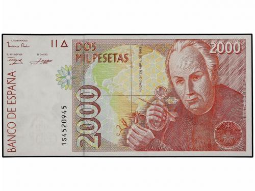 JUAN CARLOS I. Lote 2 billetes 2.000 Pesetas. 24 Abril 1992.