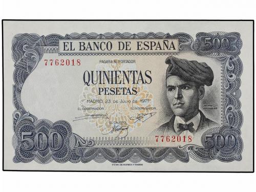 ESTADO ESPAÑOL. Lote 2 billetes 500 Pesetas. 23 Julio 1971. 