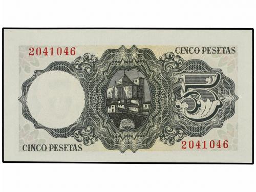 ESTADO ESPAÑOL. Lote 2 billetes 5 Pesetas. 16 Agosto 1951. B