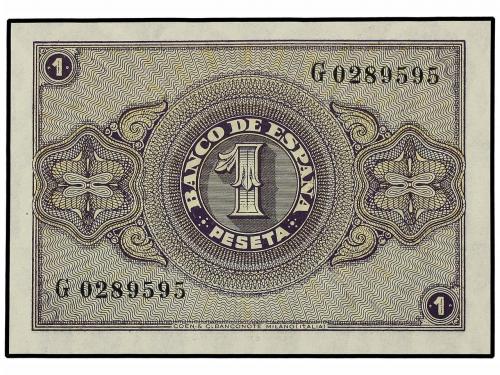 ESTADO ESPAÑOL. Lote 2 billetes 1 Peseta. 30 Abril 1938. Ser