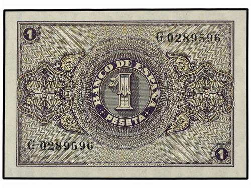 ESTADO ESPAÑOL. Lote 2 billetes 1 Peseta. 30 Abril 1938. Ser