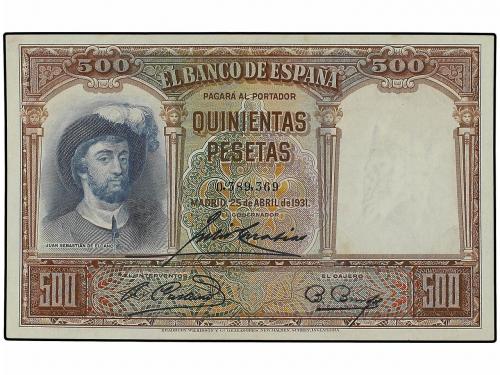 GUERRA CIVIL, ZONA REPUBLICANA. Lote 2 billetes 500 Pesetas.